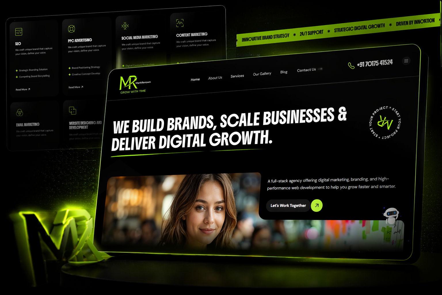 MarkRenown Website